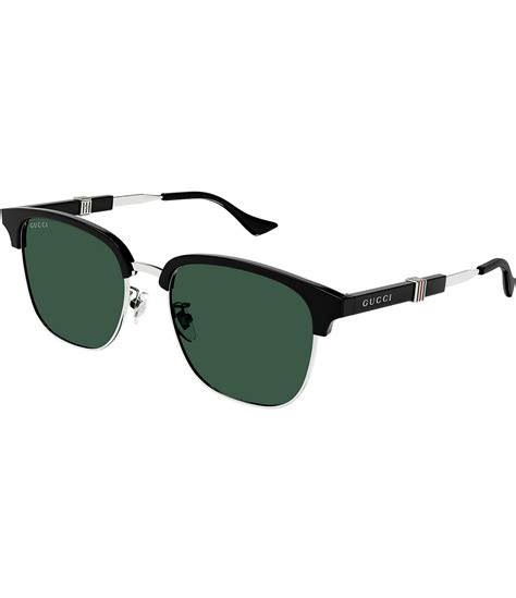 gucci men sunglasses circle|gucci 55mm round sunglasses.